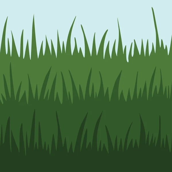 Vektor illustration gräs — Stock vektor