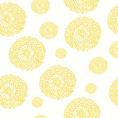 Çiçekli vektörsüz desen