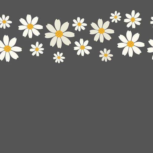 Vektorillustration mit Blumen — Stockvektor
