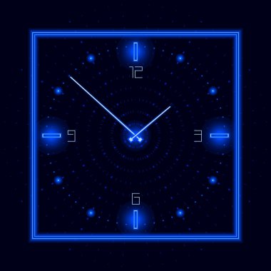 Kozmik Neon clock