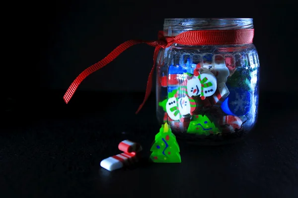 A jar of christmas2 — Stock Photo, Image