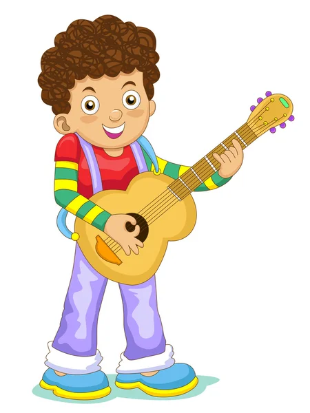 Музыкальный ребенок — стоковый вектор