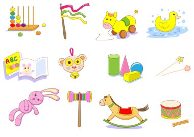 oyuncak illüstrasyon