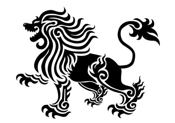 Tatuagem de leão — Fotografia de Stock