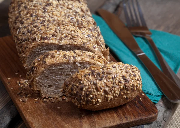 Rye bread sliced — Stock Photo, Image
