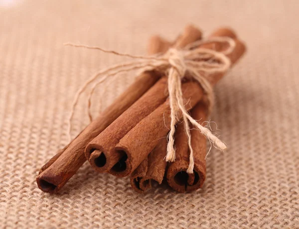 Cinnamon sticks tied with — Stock Photo, Image