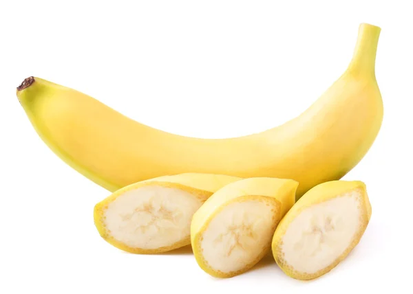 Banaan geïsoleerd op wit — Stockfoto