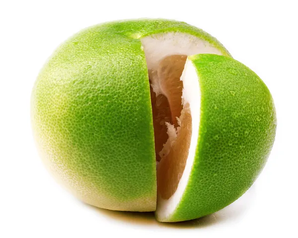 Ripe grapefruit isolated on white. — Stock Photo, Image