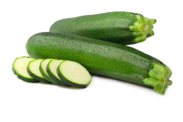 Ripe zucchini isolated — Stock Photo, Image