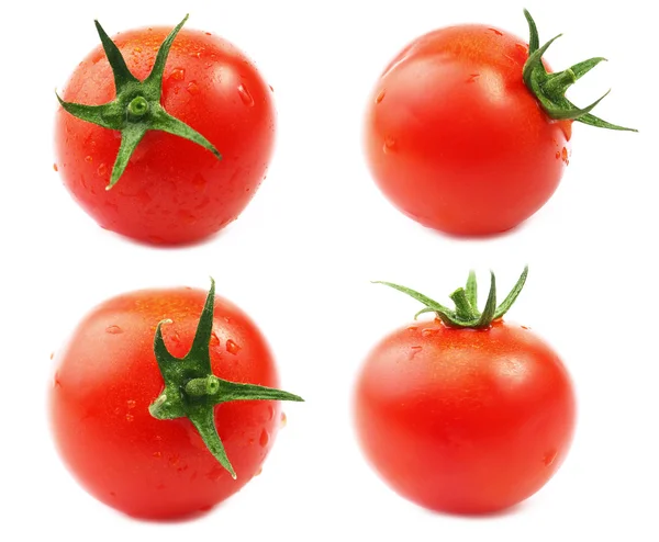 Reife Tomaten isoliert. — Stockfoto
