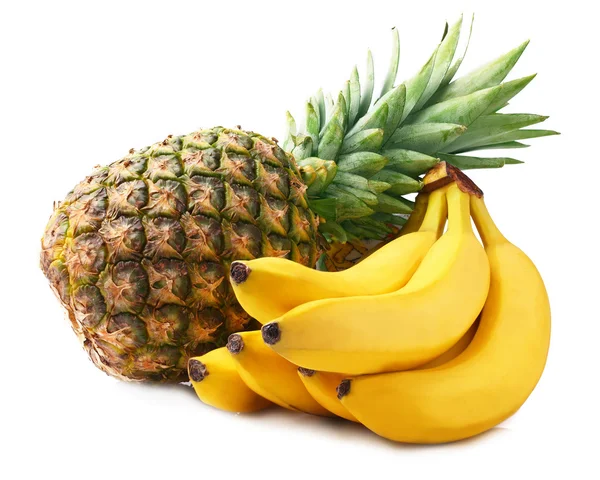 Ananas en bananen. — Stockfoto