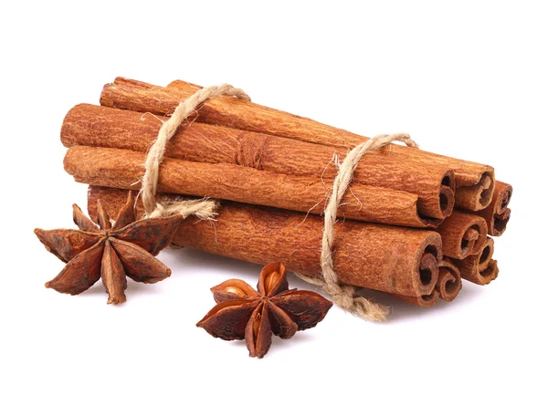 Cinnamon sticks and anise . — Stock Photo, Image