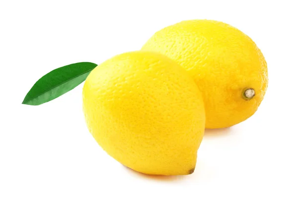 Lemons on white. — Stock Photo, Image