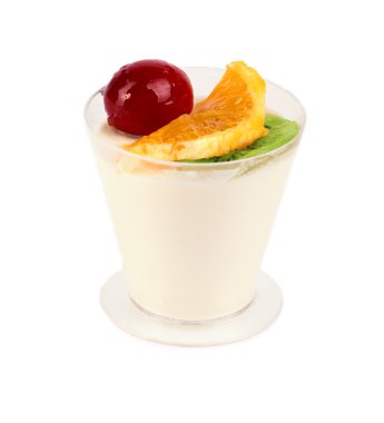 şekerli tatlı meyve parçaları