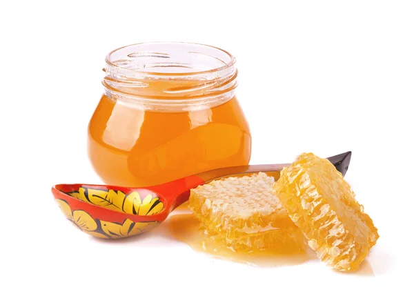 Sweet Honey and honeycomb — Stock Photo, Image