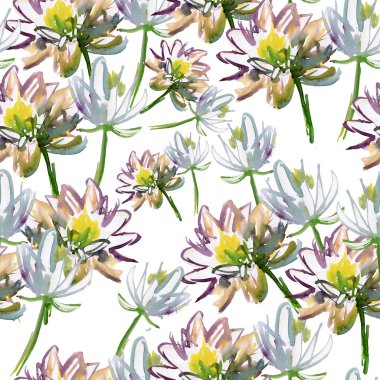 Lotus çiçek deseni