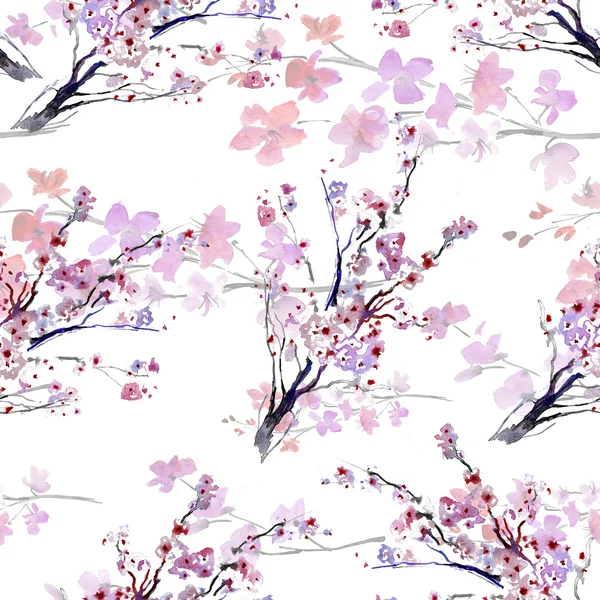 beyaz çiçekler. desen. suluboya