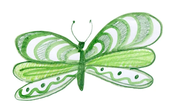 Mariposa acuarela — Foto de Stock