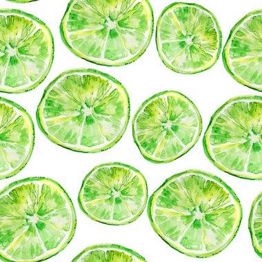 arka plan yığın yeşil limon dilimleri.