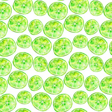 limes deseni. suluboya