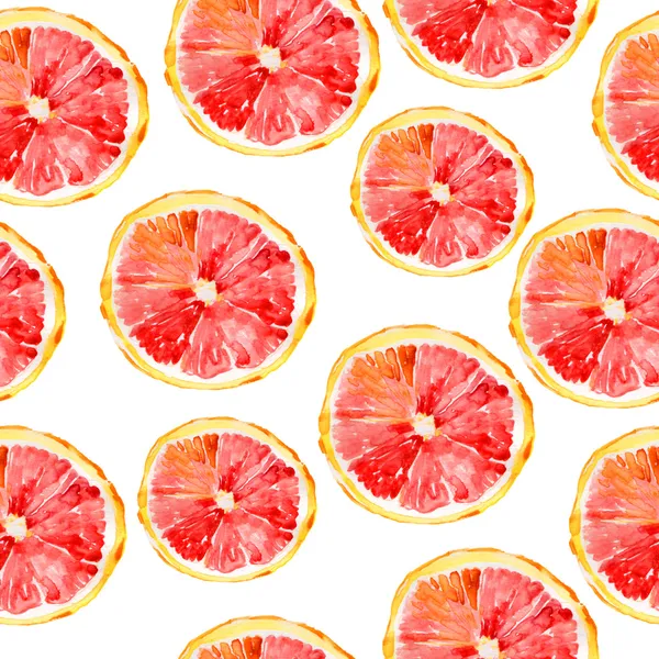 Grapefruit nahtlos großen Hintergrund. — Stockfoto