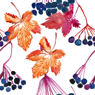 vahşi yaprak ve metin