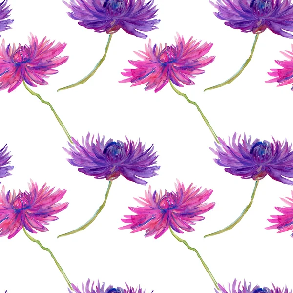 Watercolor Flowers Pattern — Stock Photo, Image