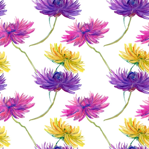 Płynny wzór z kwiatami — Zdjęcie stockowe