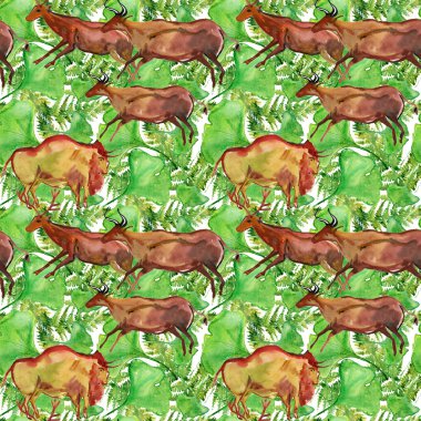 petroglifler seamless modeli.