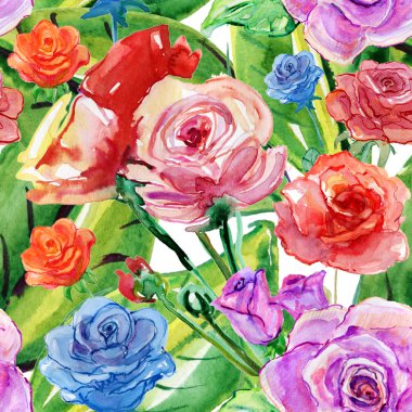 Dikişsiz suluboya resimler. soyut suluboya el boyalı arka planlar