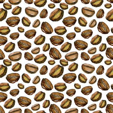 Kahve çekirdekleri pürüzsüz.