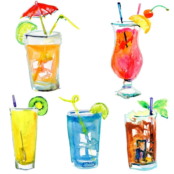 Alkohol coctails — Stockfoto