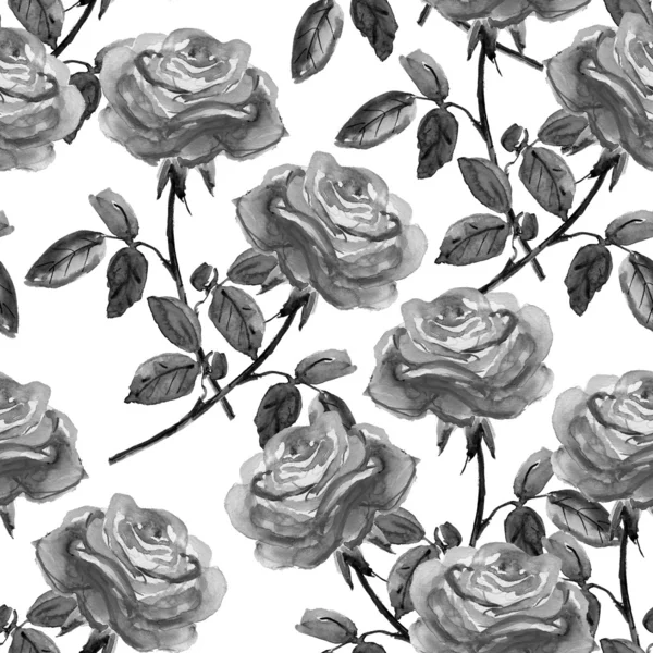 Monochrome roses — Stock Photo, Image