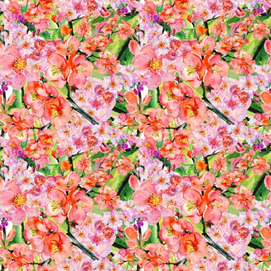 kiraz çiçeği deseni