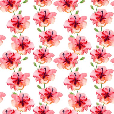 soyut suluboya el boyalı arka planlar ile ebegümeci