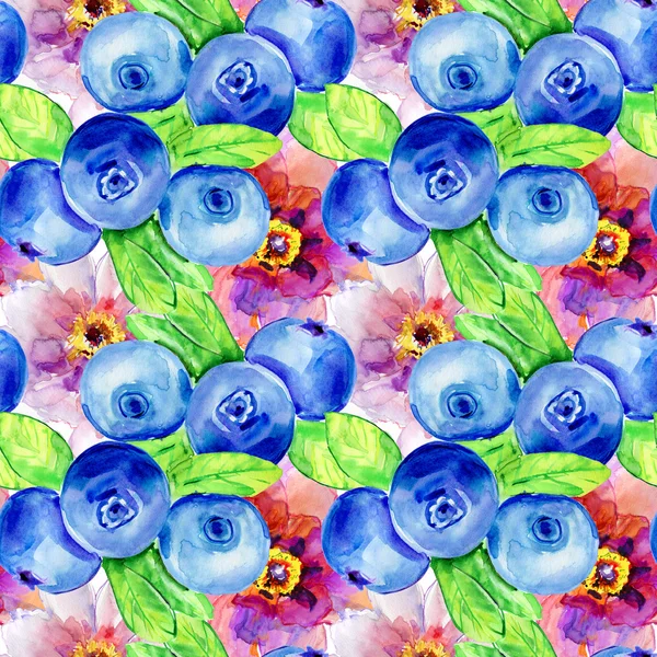 Seamless pattern with berry
