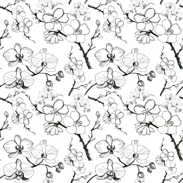 Seamless floral pattern — Stock Photo, Image