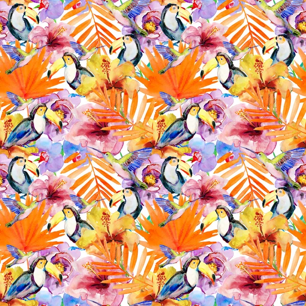 Tropical Seamless pattern. — Stock Photo, Image