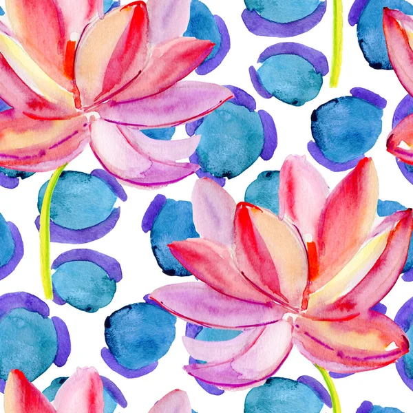 マグノリアの花のパターン. — ストック写真