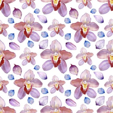  Çiçek deseni. El çizimi çizimi, suluboya çizimi