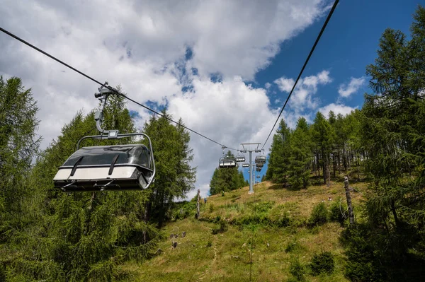 Cable Car Gerlitzen Alp Austria Summer Day — Foto de Stock