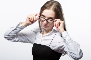 iş kadını gözlük