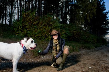 Bulldog ve birlikte ustası