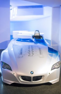 Münih, Almanya-17 Haziran 2012: yarış powered bmw h2r hidrojen