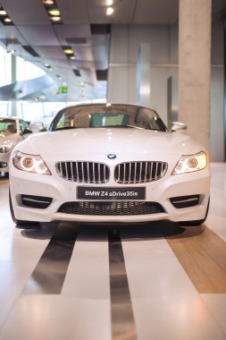 Münih, Almanya-17 Haziran 2012: bmw z4 sdrive 35is roadster darbe