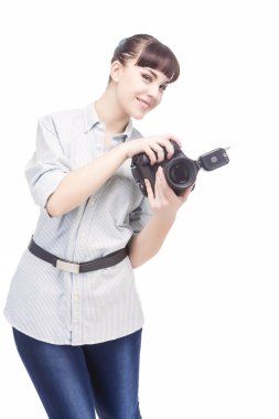 profesyonel kadın fotoğrafçı