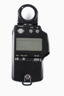 profesyonel lightmeter Purewhite özgeçmişlerine izole 