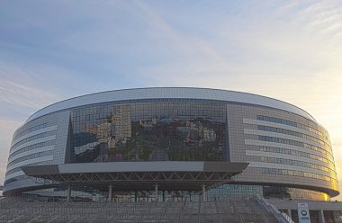 Minsk-arena spor kompleksi. Dünya buz taşımak için inşa edilmiş-