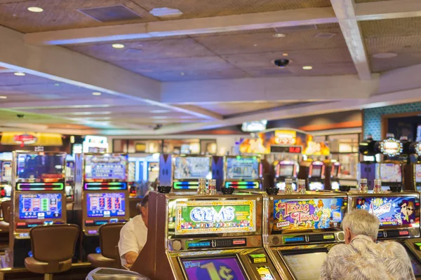 Las vegas-ABD, 30 Eylül: casi birinde oynayanlar