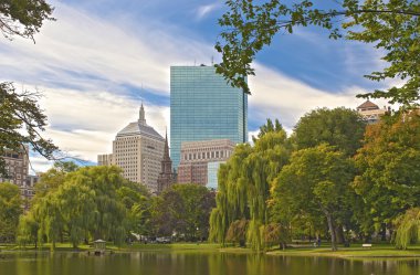 Boston şehir. kamu bahçe